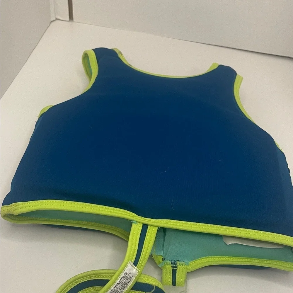 SwimSchool Kids' Blue and Green Swim Vest